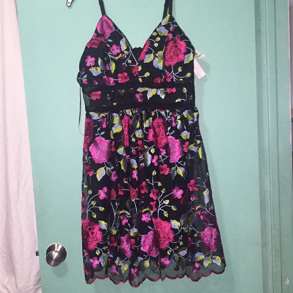 Floral vibrant dress